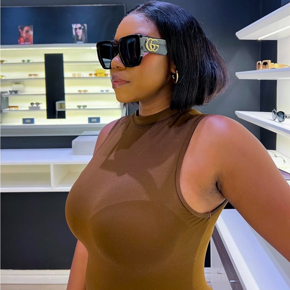 💯- NEW GUCCI GG0956S 003 BLACK SUNGLASSES GUCCI WOMEN’S EYEWEAR GUCCI GG095… - Picture 1 of 11